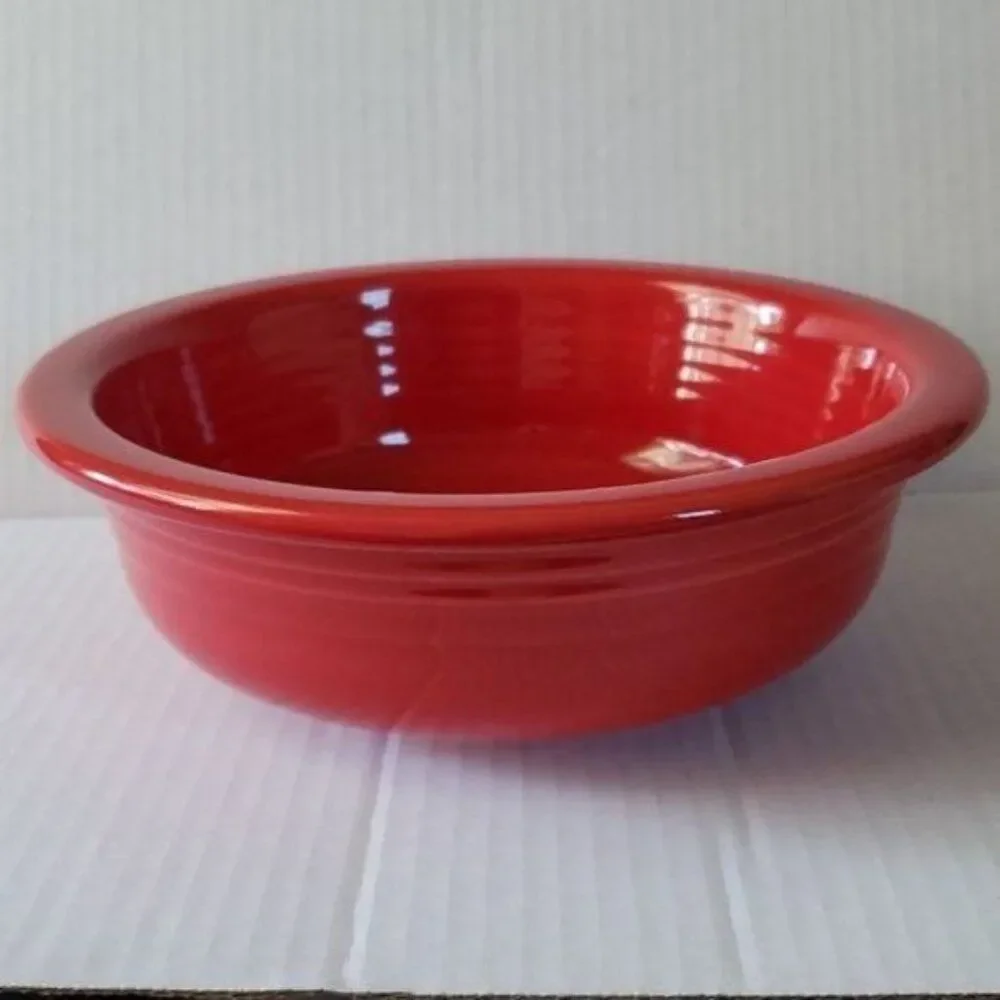 Fiestaware Fiesta SERVING Bowl Dish Vegetable Large Scarlet Red CERAMIC